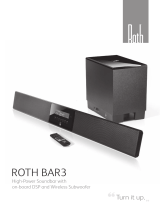 Roth Audio BAR3 User manual