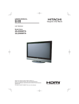 Hitachi 26LD9000TA - LCD Direct View TV User manual