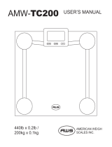 American Weigh Scales AMW-TC200 User manual
