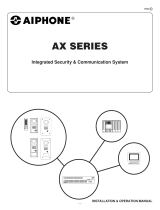 Aiphone AX-084C Operating instructions