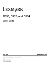 Lexmark C532N - C Color Laser Printer User manual