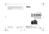 Nikon D3300 DSLR Camera User manual