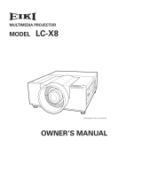 Eiki LC-X8 User manual