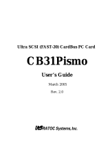 Ratoc CB31Pismo Rev.2.0 User manual