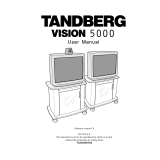 TANDBERG Vision 5000 User manual