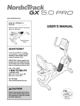 NordicTrack GX 5.0 Pro NTEX04911.0 User manual