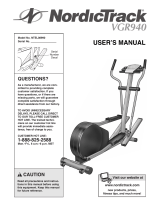 NordicTrack Vgr 940 User manual