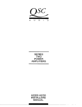 QSC User Manual for Series Two legacy amplifiers. User manual