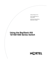 Nortel BayStack 450-12T Using Manual