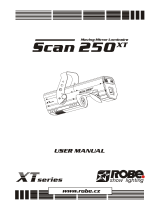 Robe Scan 250 XT User manual