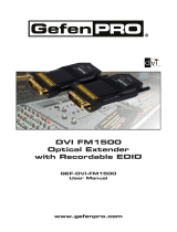 Gefen GEF-DVI-FM1500 User manual