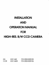 American Dynamics ADC660X Operating instructions