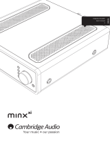 Cambridge Audio MINX XI Sintoamplificatori User manual