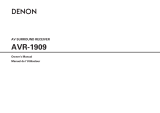 Denon AVR-1909 User guide