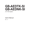 Gigabyte GB-AEDNK User manual