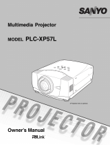 Sanyo PLC-XP57L User manual