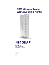 Netgear WNR2200 - N300 Wireless Router Owner's manual