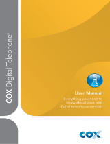 COX Digital Telephone User manual