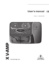 Behringer X V-AMP User manual