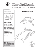 NordicTrack 665 E Treadmill User manual