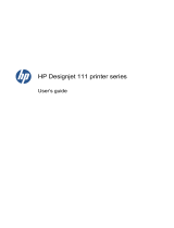 HP Designjet 111 series User manual