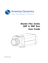 American Dynamics Illustra Flex 1MP Box User manual