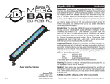 ADJ MEGA BAR 50RGB RC User manual