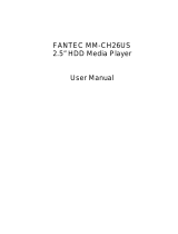 Fantec MM-CH26US User manual