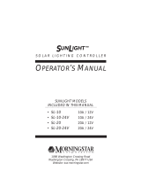 SunLight Solar Lighting Controller User manual