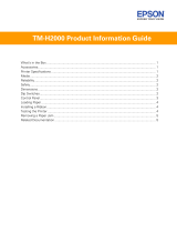 Epson TM-H2000 User guide