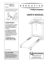 Pro-Form Executive HGTL09111M User manual