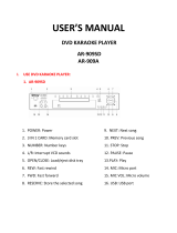 Arirang AR-909A User manual