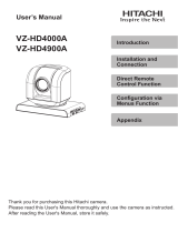 Hitachi VZ-HD4900A User manual