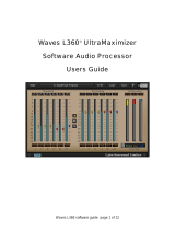 Waves L360 Surround Limiter Owner's manual