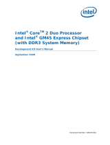 Intel Core 2 Duo Processor User manual