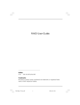 Foxconn RAID 91-187-U25-A2-0E User manual