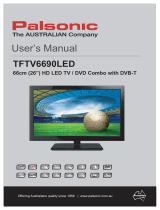 Palsonic TFTV6690LED Owner's manual