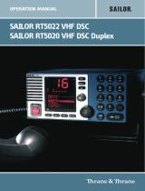 Sailor RT5020 VHF DSC Duplex Operating instructions
