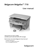 BELGACOM Belgafax 710 User manual