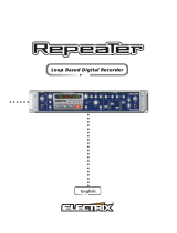 Electrix Repeater User manual