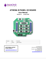 Diamond Systems Athena III PC/104 User manual