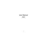 Videocon A31 User manual
