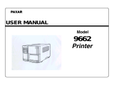 Paxar 9662 User manual
