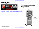 Megger TDR900 User manual