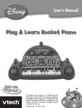 VTech Little Einsteins Play & Learn Rocket Piano User manual