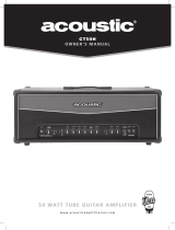 Acoustic GT50H Owner's manual