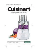 Cuisinart DLC-2007NC - Food Processor - 7 Cup User manual