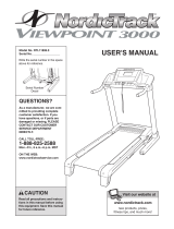 NordicTrack Viewpoint 3600 Treadmill User manual