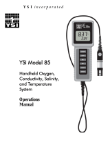 YSI Model 85 Owner's manual