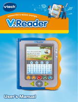 VTech V.Reader Interactive E-Reading System User manual